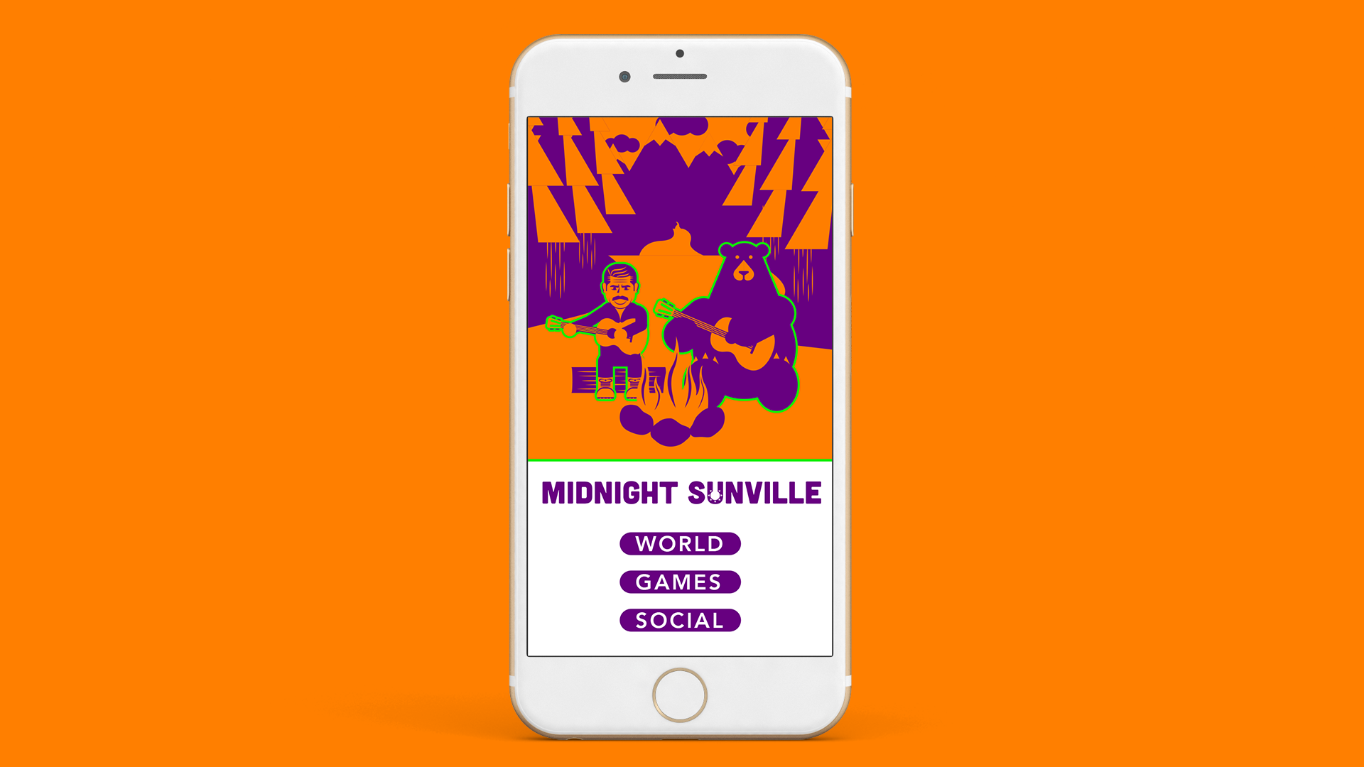 Midnight Sun App Screen Mockup 7